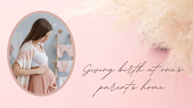 里帰り出産のイメージ